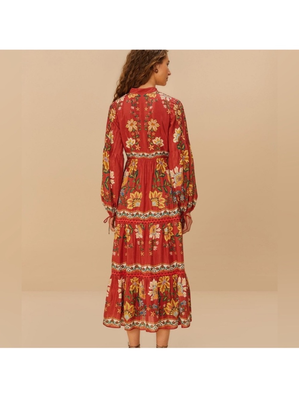 FARM Rio Red Garden Delight
Midi Dress - Picture 4 of 10